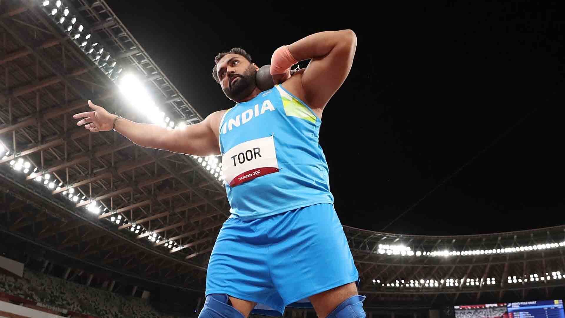 Shot putters Abha Khatua, Tajinderpal Toor shine in throws n