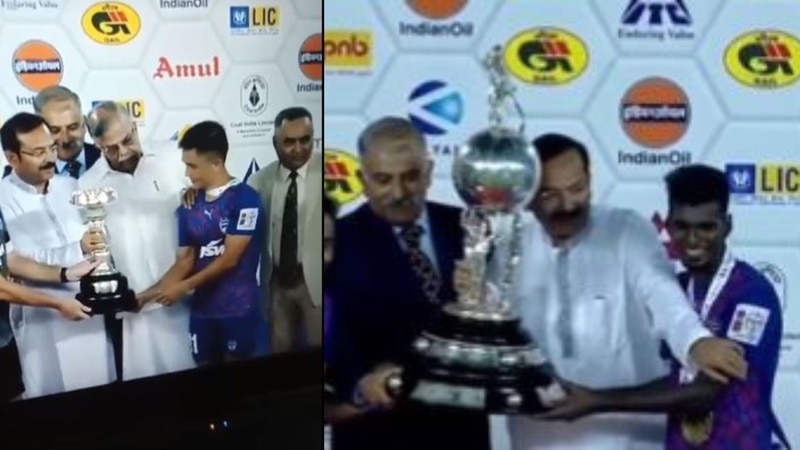 WATCH: Indian football team skipper Sunil Chhetri pushed aside by WB governor, video goes viral