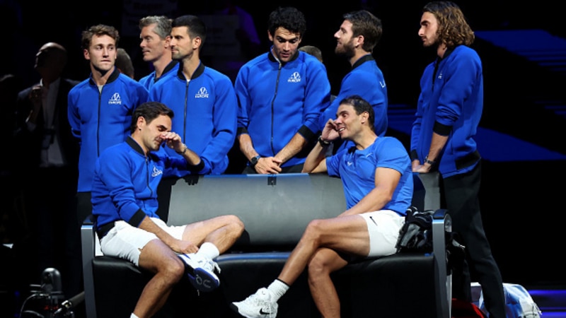 Tearful Roger Federer denied fairytale ending in final match of decorated career at Laver Cup